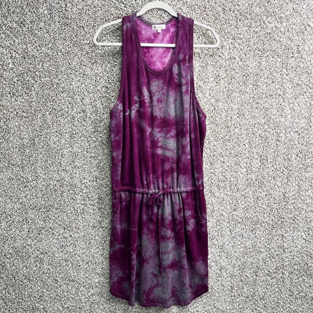 Sundry for Evereve Dress Women’s 4 Purple & Gray Tie Dye Sleeveless